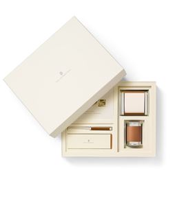 Graf-von-Faber-Castell - Set desk accessories Epsom, small, cognac
