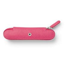 Graf-von-Faber-Castell - Standard case for 1 pen with zipper Epsom, Electric Pink