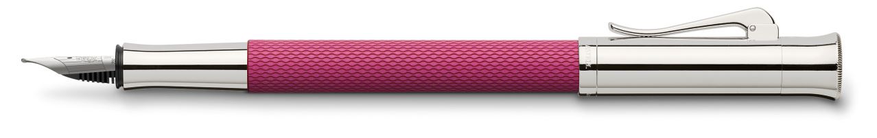 Graf-von-Faber-Castell - Fountain pen Guilloche Electric Pink M