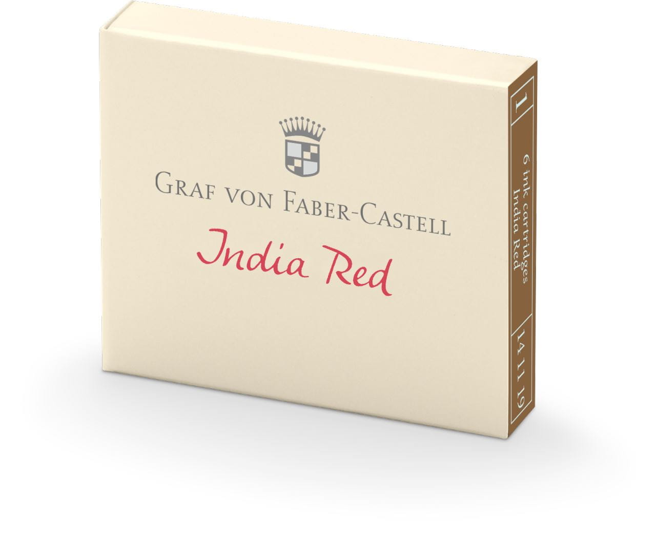 Graf von Faber-Castell 141148 Cartuchos de Tinta 20 unidades Gulf Azul 