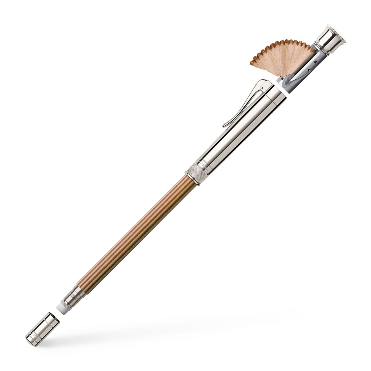Graf-von-Faber-Castell - Perfect Pencil, platinium-plated, Brown