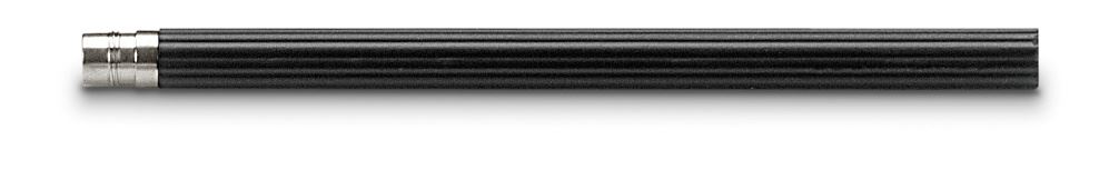 Graf-von-Faber-Castell - 5 spare pencils Perfect Pencil, platinum-plated, Black